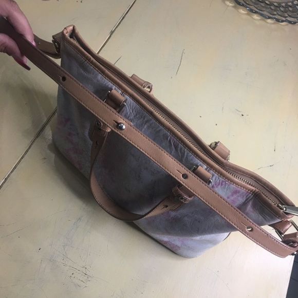 Brahmin Talitha Floral Gloss Shoulder Purse with Crossbody Strap - Picture 8 of 16